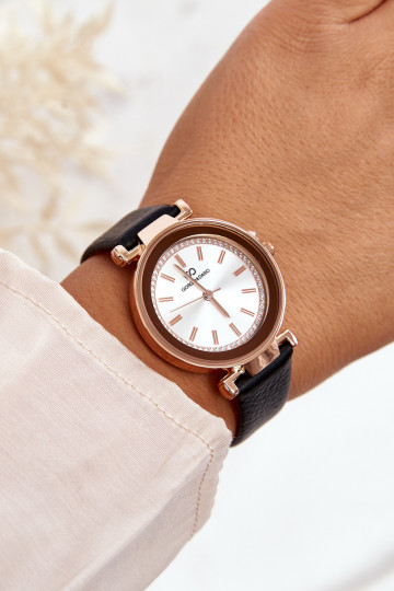 Reloj de mujer de piel Giorgio&Dario color negro