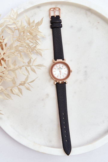 Reloj de mujer de piel Giorgio&Dario color negro 2
