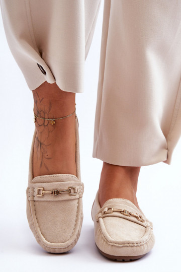 Mocasines clásicos de ante beige Corinell 2
