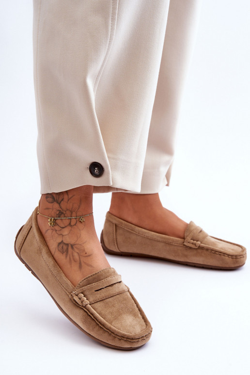 Mocasines Lenvie elegantes de ante marrón Mocasines Lenvie elegantes de ante marrón