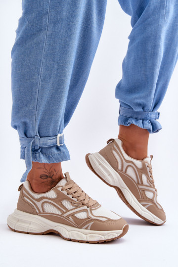 zapatillas deportivas Contiro beige