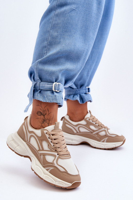 zapatillas deportivas Contiro beige