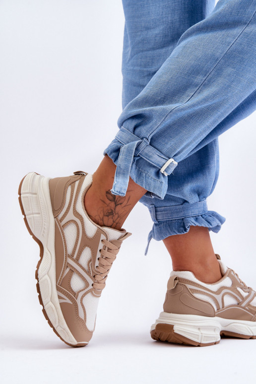 zapatillas deportivas Contiro beige