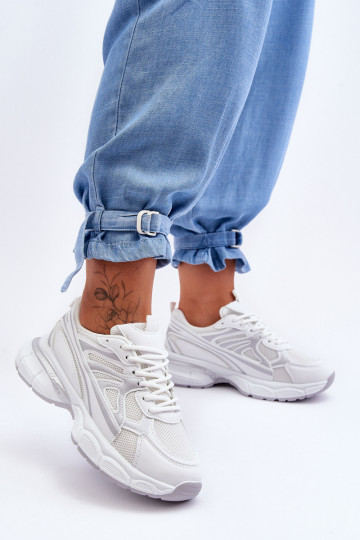 Zapatillas con cordones en blanco Emare. 2