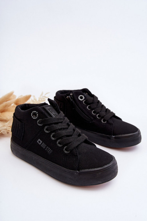 Zapatos de ocio infantil modelo clásico con suela Big Star LL374001 color negro