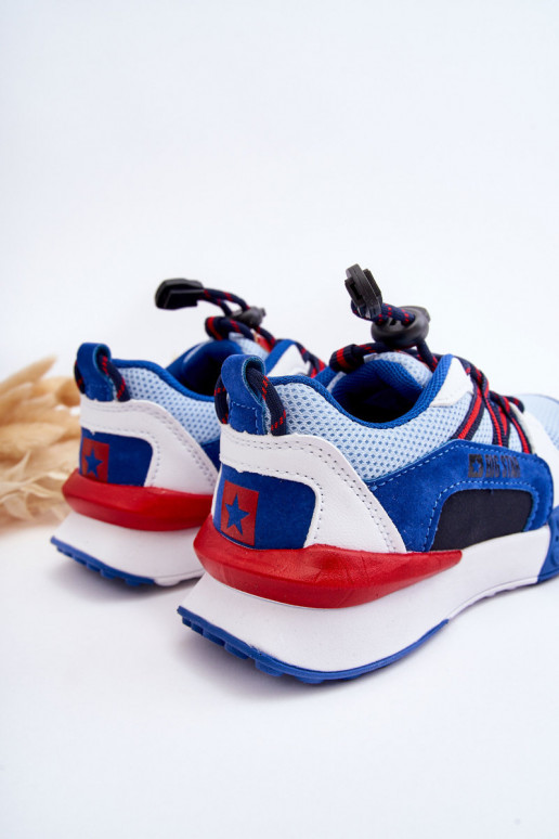 Zapatillas deportivas infantiles Memory Foam System Big Star LL374220 color azul