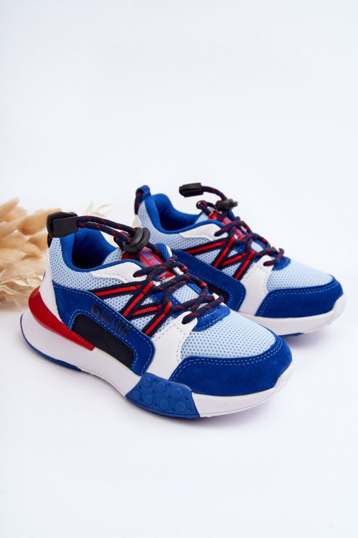 Zapatillas deportivas infantiles Memory Foam System Big Star LL374220 color azul