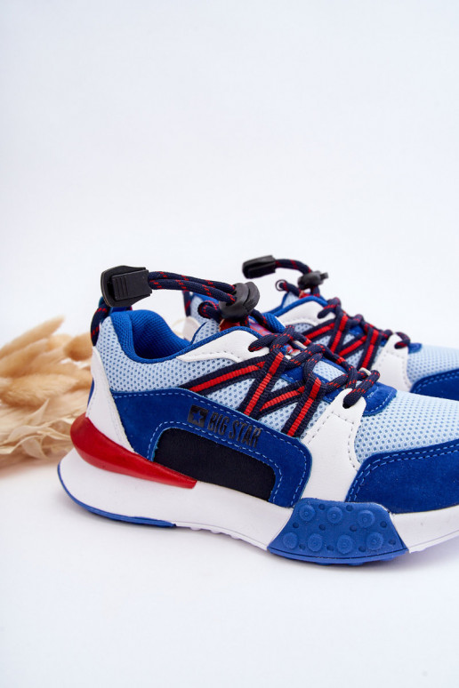 Zapatillas deportivas infantiles Memory Foam System Big Star LL374220 color azul