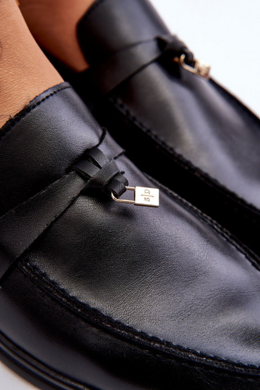 Mocasines de mujer modelo clásico en color negro Cortez Mocasines de mujer modelo clásico en color negro Cortez