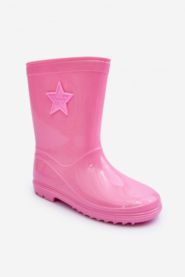 Zapatos infantiles de goma color rosa Malvi