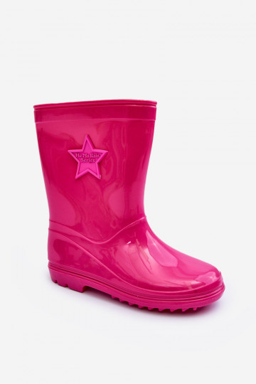 Zapatos infantiles de goma color rosa Malvi