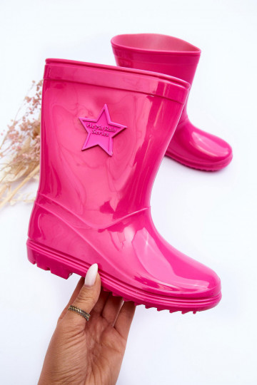 Zapatos infantiles de goma color rosa Malvi 2