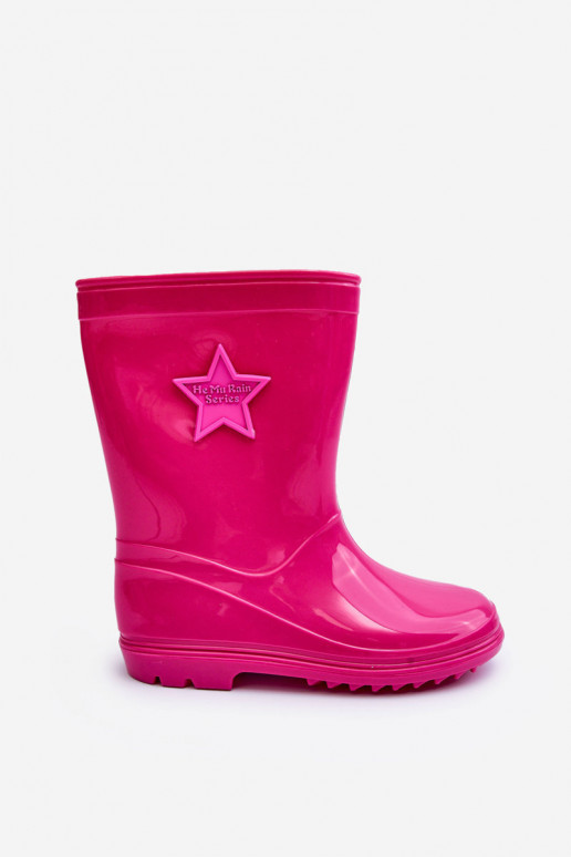 Zapatos infantiles de goma color rosa Malvi