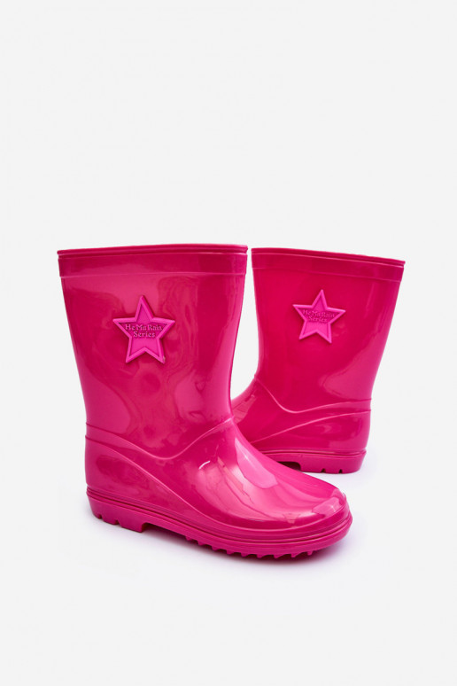 Zapatos infantiles de goma color rosa Malvi
