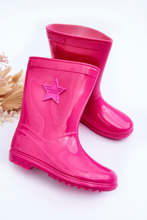 Zapatos infantiles de goma color rosa Malvi