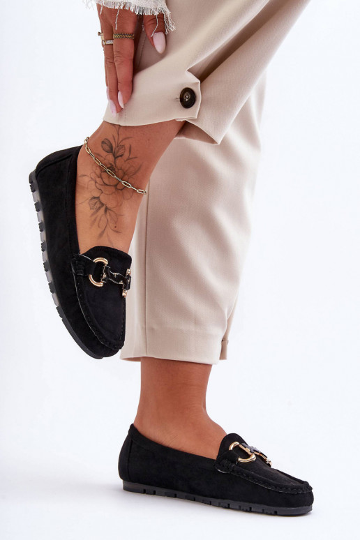 Mocasines de ante con adornos en color verde Dionira Mocasines de ante con adornos en color verde Dionira