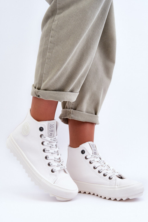 Zapatos de ocio Big Star calentados color blanco GG274108