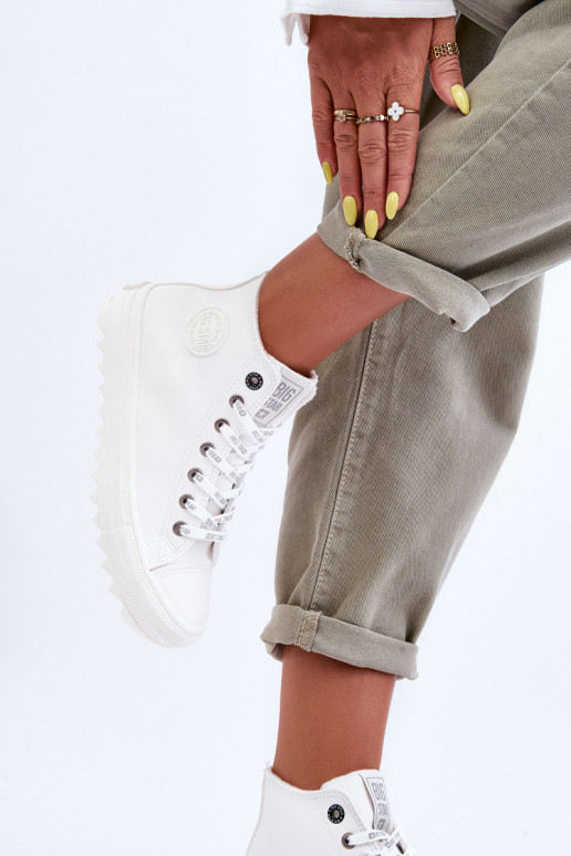 Zapatos de ocio Big Star calentados color blanco GG274108