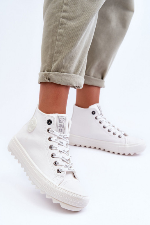 Zapatos de ocio Big Star calentados color blanco GG274108