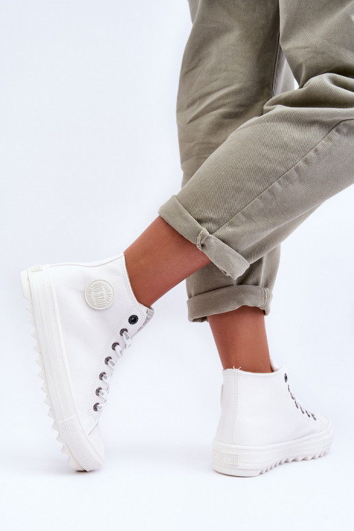 Zapatos de ocio Big Star calentados color blanco GG274108