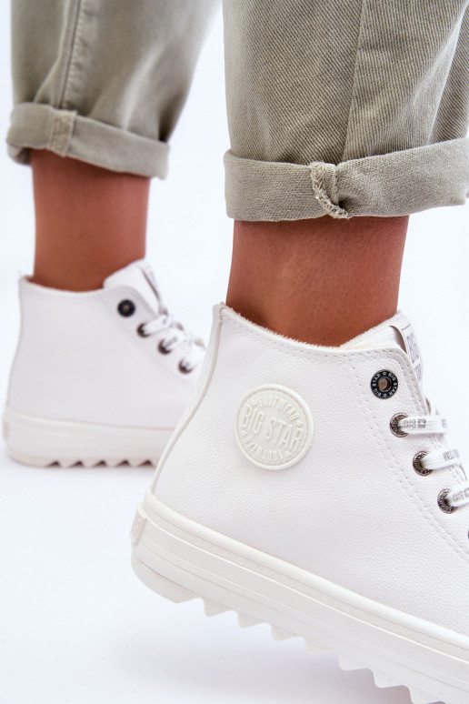 Zapatos de ocio Big Star calentados color blanco GG274108