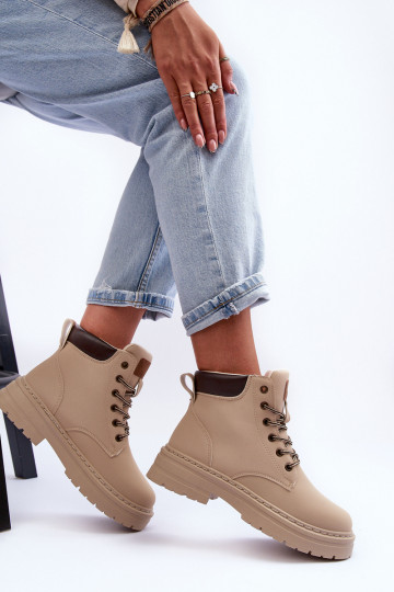 botas Botas cálidas en marfil Corbin 2