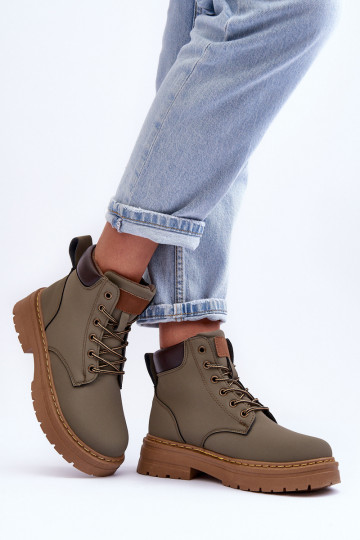 zapatos Botas calentadas color verde Corbin 2