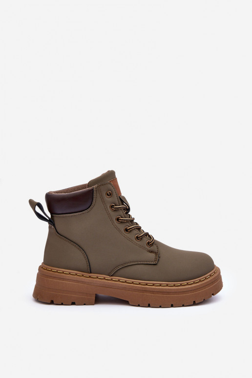 zapatos Botas calentadas color verde Corbin zapatos Botas calentadas color verde Corbin