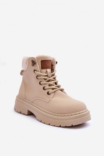 Botas de calentamiento Jette marfil