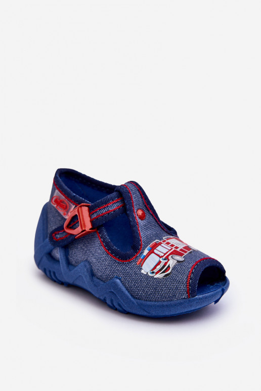 Sandalia pantuflas infantil Befado 217P118 azul