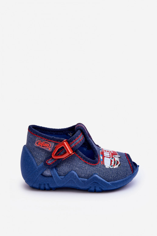 Sandalia pantuflas infantil Befado 217P118 azul