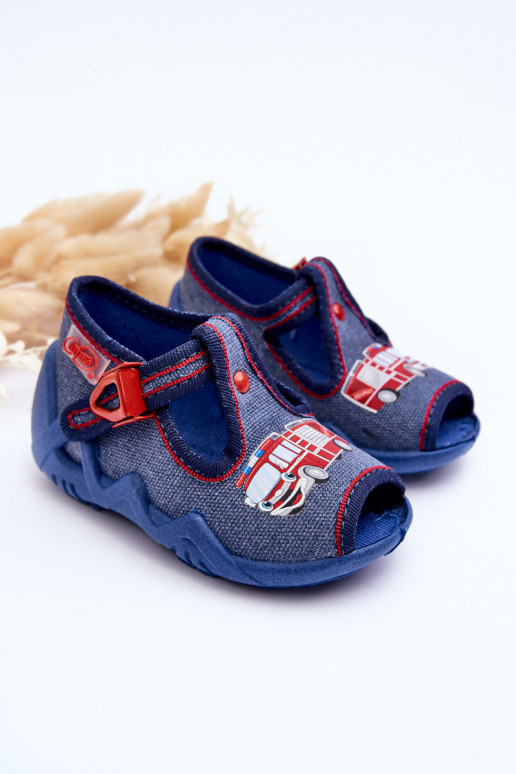 Sandalia pantuflas infantil Befado 217P118 azul