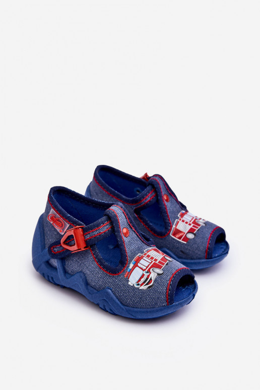 Sandalia pantuflas infantil Befado 217P118 azul