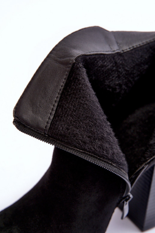 Zapatos de ante en color negro Liani Zapatos de ante en color negro Liani