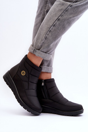 Botas de nieve mujer color negro cálido Helis