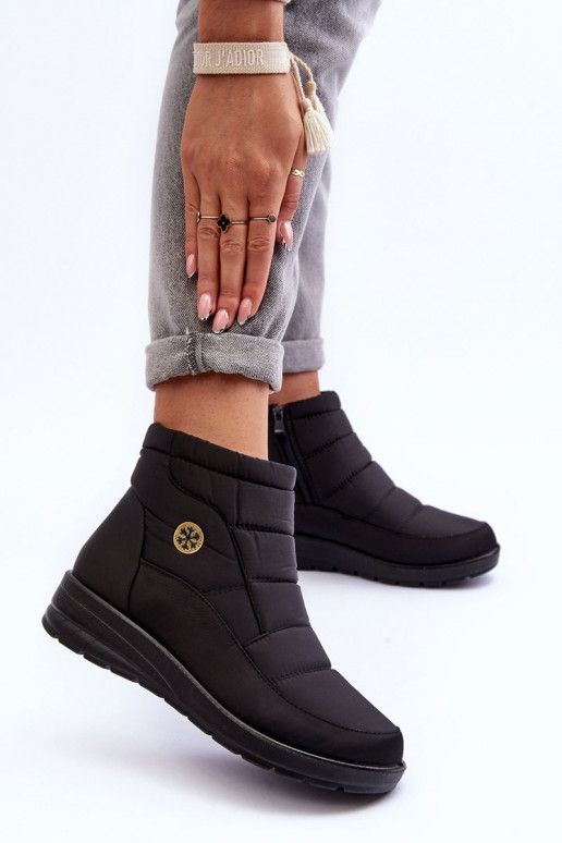Botas de nieve mujer color negro cálido Helis