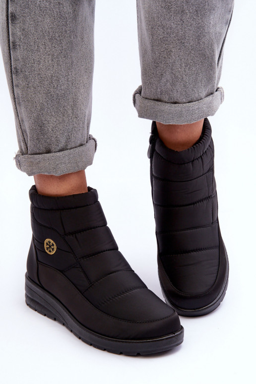 Botas de nieve mujer color negro cálido Helis