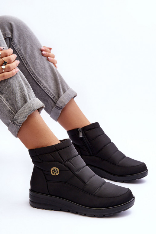 Botas de nieve mujer color negro cálido Helis