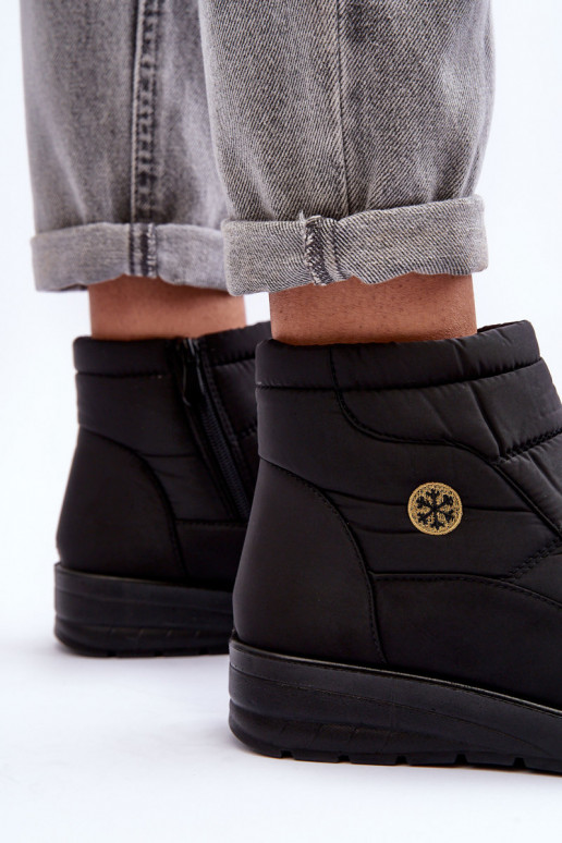 Botas de nieve mujer color negro cálido Helis