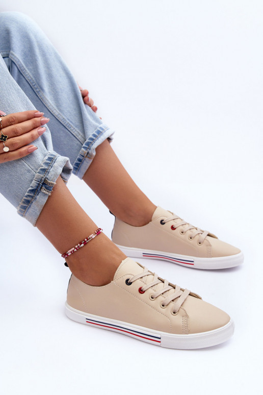 zapatillas deportivas beige Mossaia