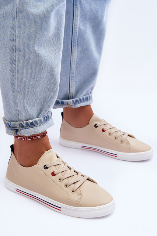 zapatillas deportivas beige Mossaia