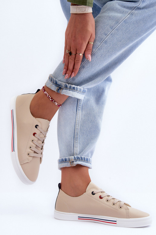 zapatillas deportivas beige Mossaia