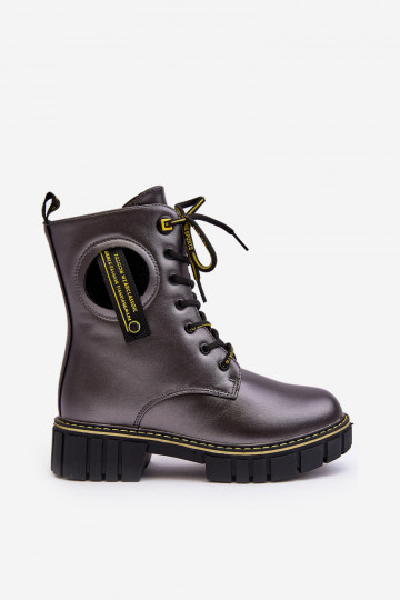 Zapatos cálidos para niños zapatos color gris Iomare