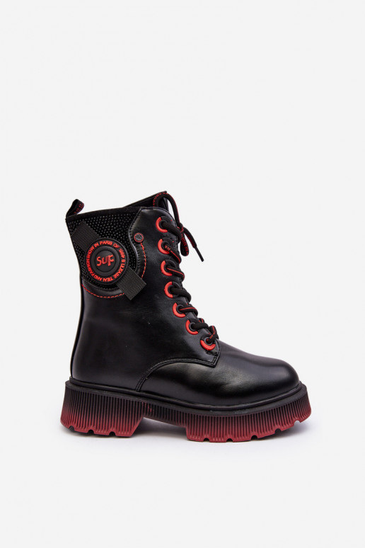 Botas infantiles calentitas en color negro Askya