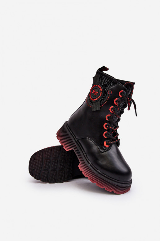 Botas infantiles calentitas en color negro Askya
