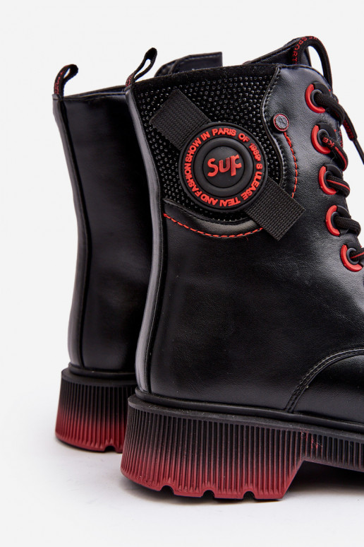 Botas infantiles calentitas en color negro Askya