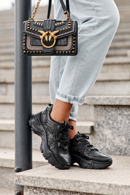 Zapatillas deportivas de mujer, zapatillas deportivas color negro Toderus