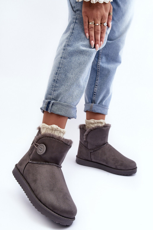 botas de nieve calentadas con adornos en color gris Siriol