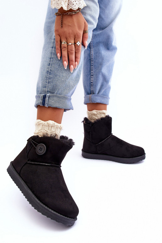 botas de nieve calentadas con adornos en color negro Siriol