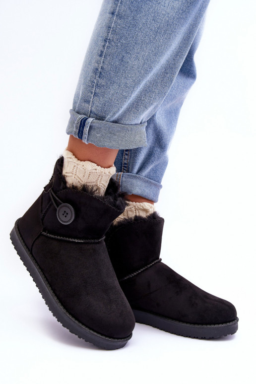 botas de nieve calentadas con adornos en color negro Siriol